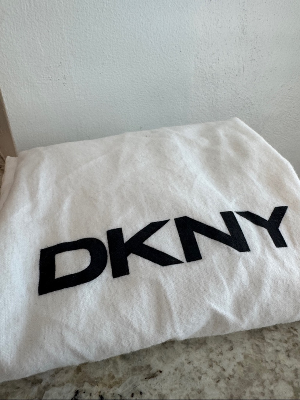 DKNY Red Ostrich Embossed Leather Convertible Shoulder Bag Crossbody - Picture 8 of 8